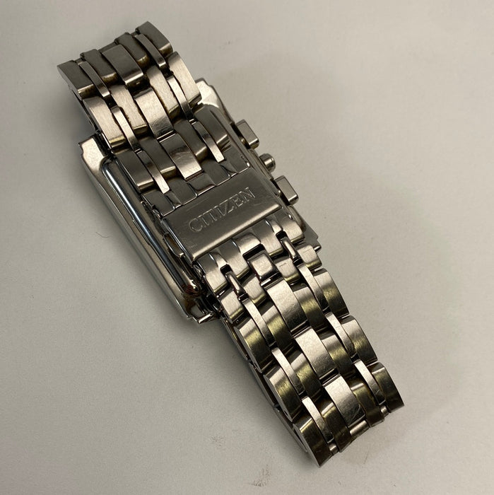 Rectangular Stainless Steel Watch