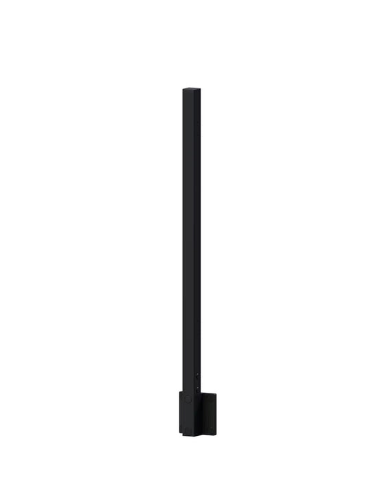 Peak MountainView 42-inch H Glass Deck Railing Fascia Post in Matte Black Stainless Steel (new)
