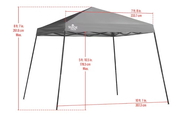 Quik Shade 10 ft. x 10 ft. Canopy in Khaki