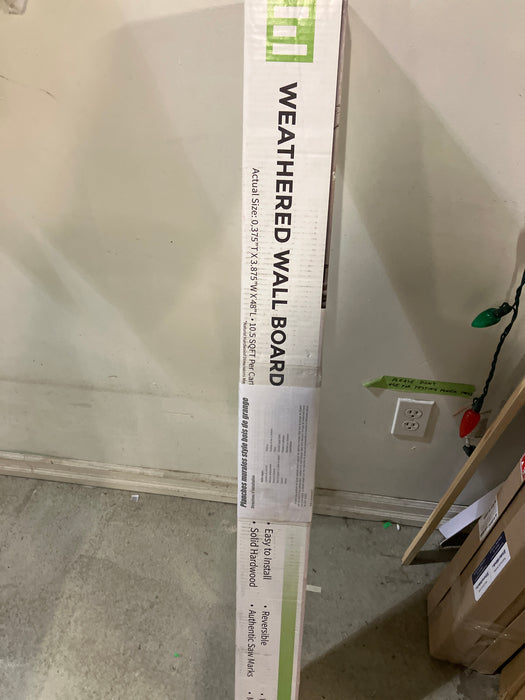 HDG 1/2 in. x 4 in. x 4 ft. White Wash Weathered Hardwood Board (8-Piece) New*