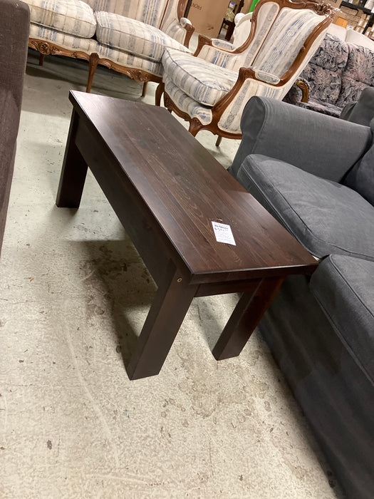 Solid wood coffee table (used)