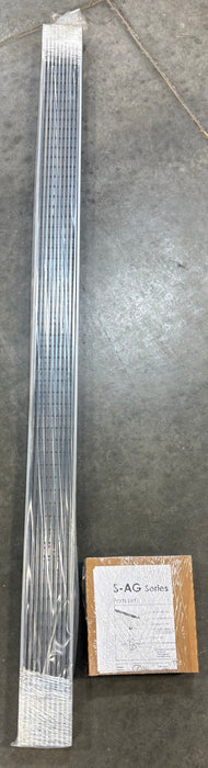 Infinity Drain 48" S-AG 65 Linear Drain Complete Kit with 2 1/2" Wedge Wire Grate (new)