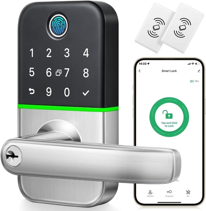Kucacci Keyless Smart Entry Door Lock With Handle (new)