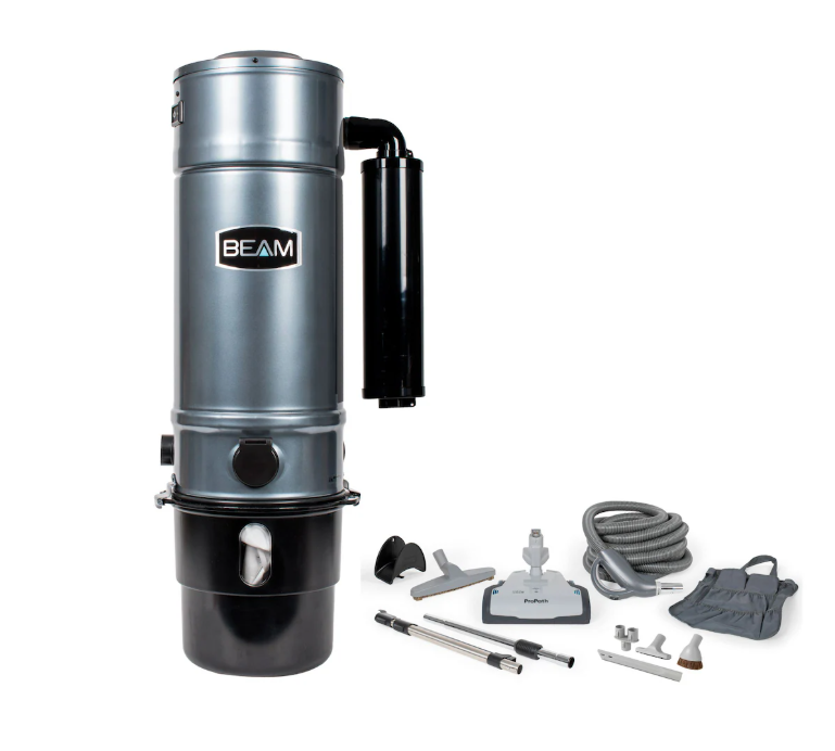 BEAM BEAM 650 Airwatt Central Vacuum Plush Carpet Kit Classic 000321-HD ProPath power brush, muffler, hose kit