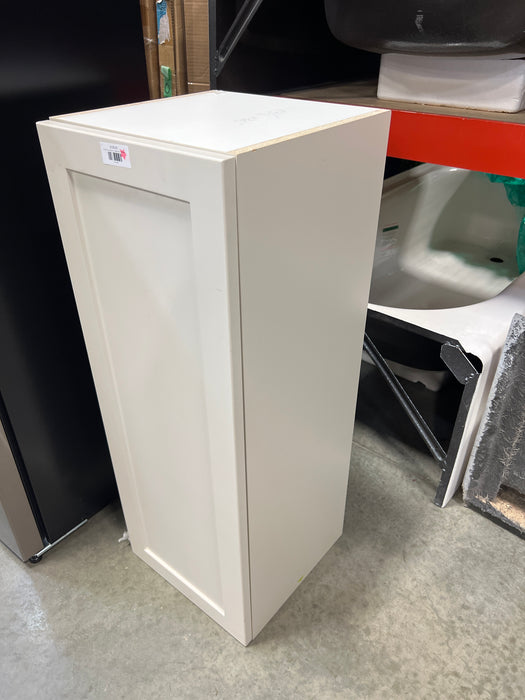 13.5-inch W x 36-inch H x Shaker Style Assembled Kitchen Wall Cabinet/Cupboard in Grey Mist (New)