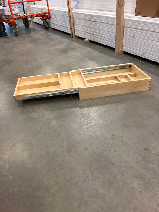 Wood Base Cabinet Two-Tier Replacement Drawer System