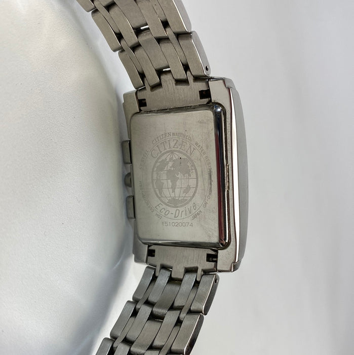 Rectangular Stainless Steel Watch