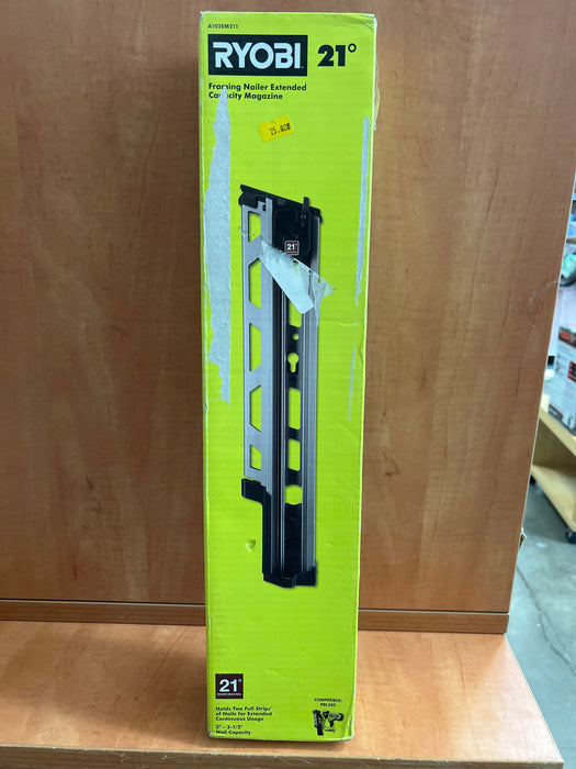 Ryobi 21 Degree Framing Nailer Extended Capacity Magazine