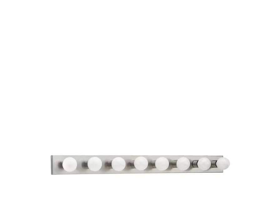 Generation Lighting Center Stage 100w. 8-Light Brushed Stainless Wall / Bath Vanity  (new)