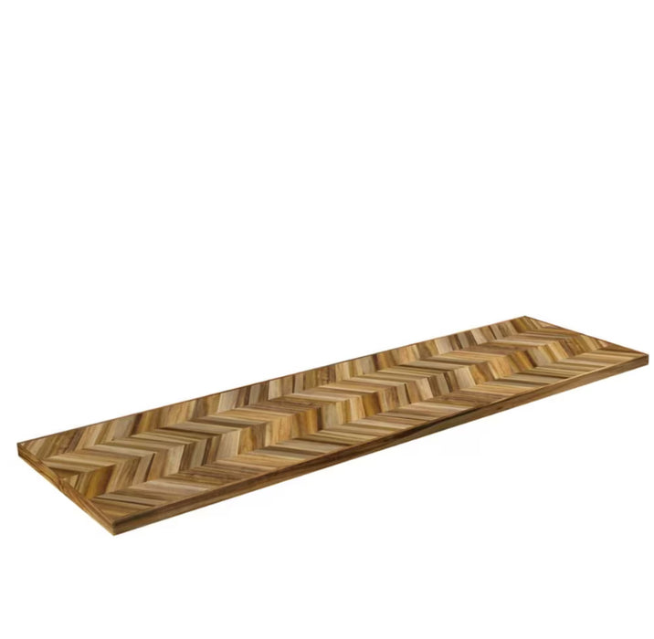 Belanger Laminates Inc BL CenterPointe 72 in. / 6'Acacia Chevron Butcher Block Countertop (new)