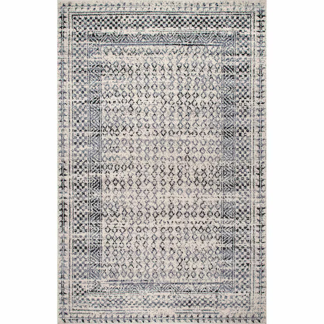 Madalynn Geometric Grey Black Area Rug - Rug Size Rectangle 3' x 5' (NEW)