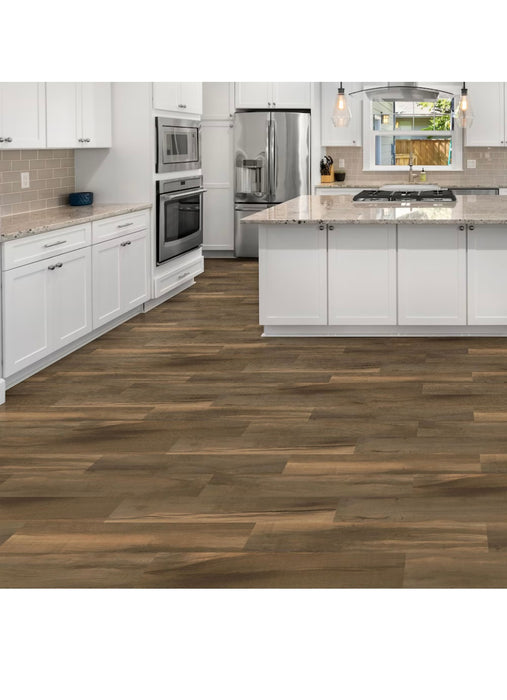 Lifeproof Frogtown Valley Walnut 7mm x 8.7 in. W x 47.6 in. L 12MIL Click Lock Waterproof Luxury Vinyl Plank Flooring (20.06 sq.ft./case) (new)
