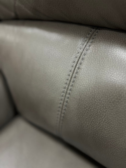 Grey Leather 2-Seater (new)