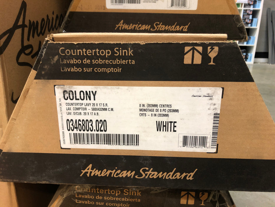 American Standard Colony Countertop Sink (new)