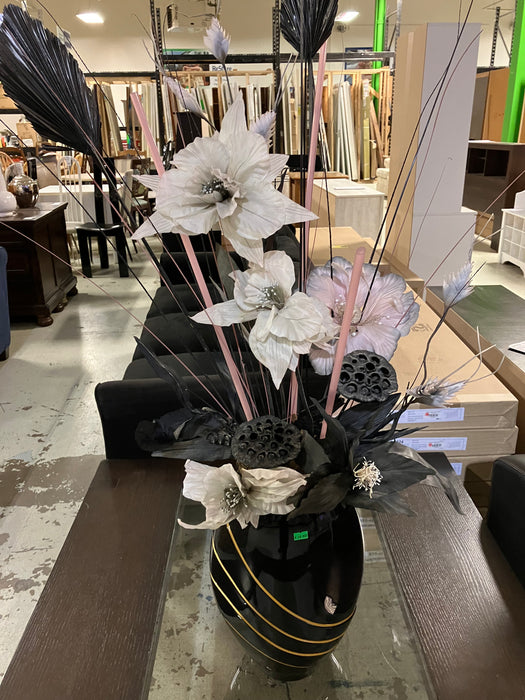 Flourish Vase with Artificial Flowers