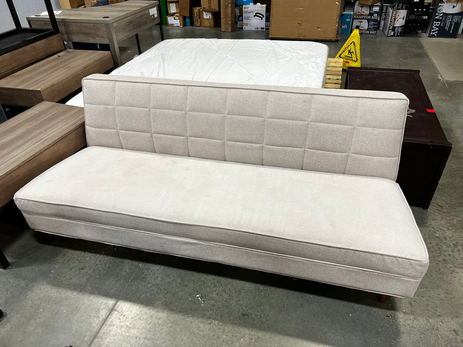 Dusty Pink Lounger Sofa Armless (used)