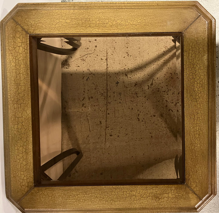 Glass-top End Table