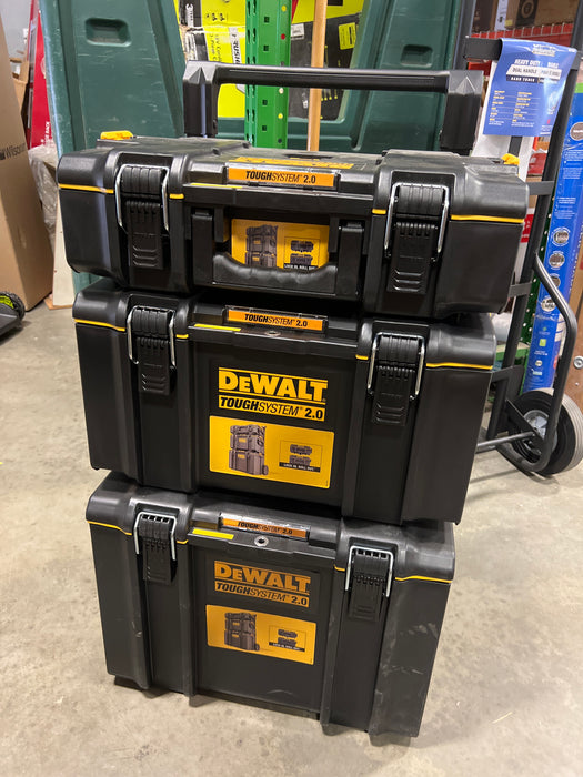 DEWALT TOUGHSYSTEM 2.0 3-Piece Modular Tool Box Tower Storage System  (new, floor model)