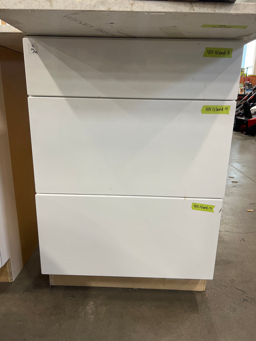 Glossy-White Kitchen Cabinets (sold by the piece)