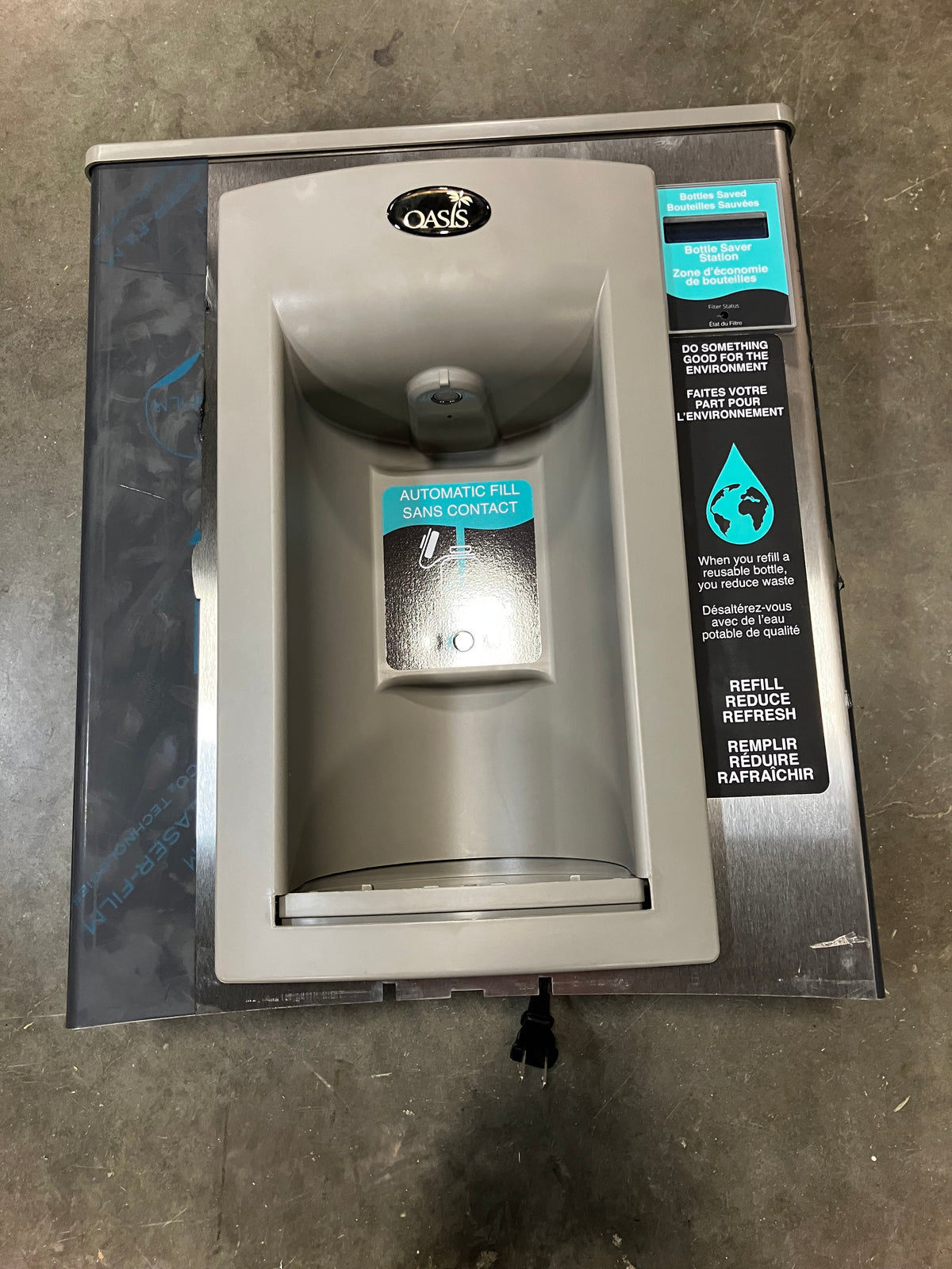 Oasis Water Bottle Refill Station For Office Use Today — Habitat for ...