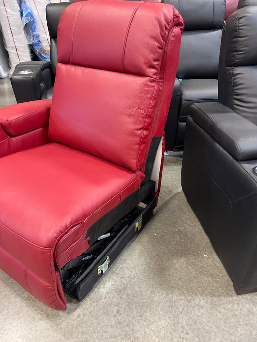 Manual Leather Right Arm Theatre Recliner (new)
