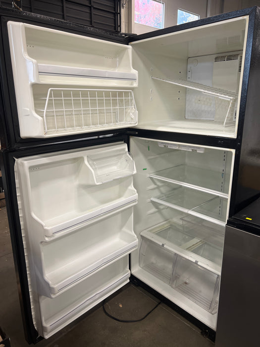 Black Magic Chef 2-Door Fridge and Top Freezer (used)
