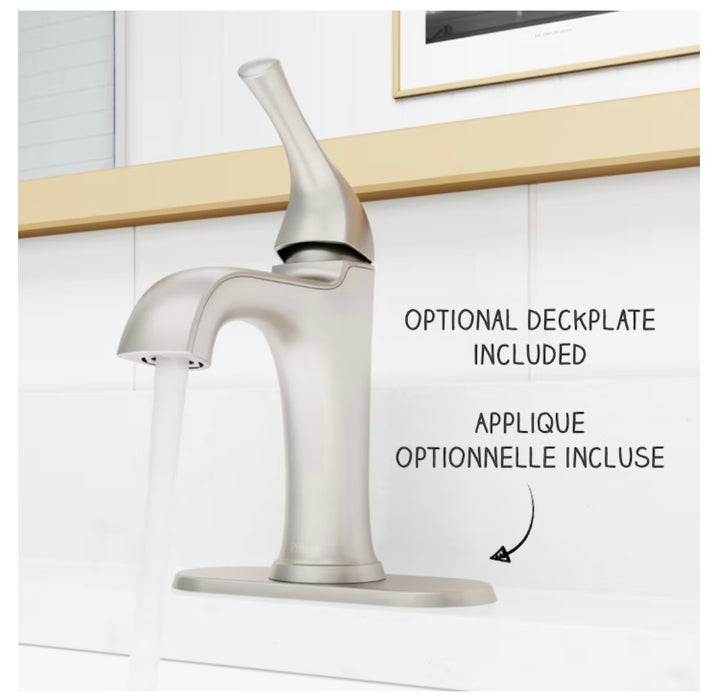 Pfister Ladera Single Handle 1 or 3 Hole Brushed Nickel Bathroom Sink Faucet/Tap (new)