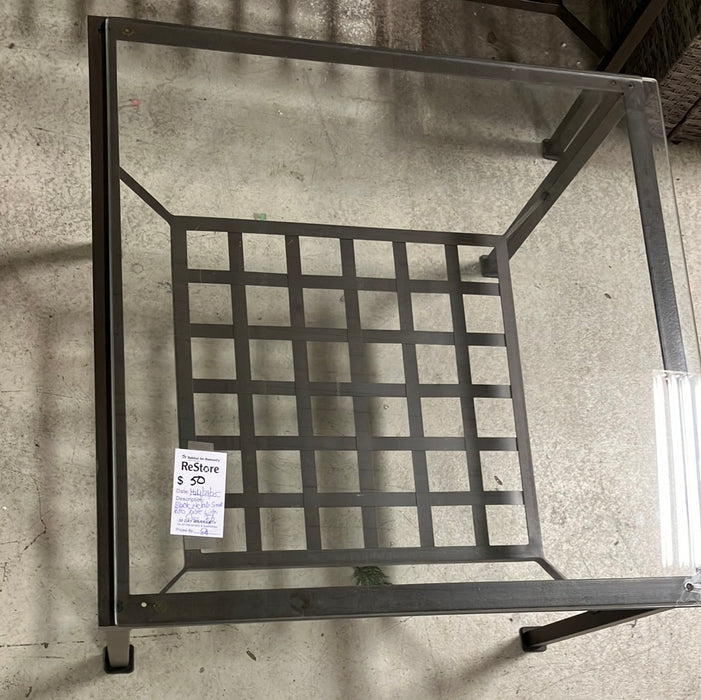 Black Glass Table