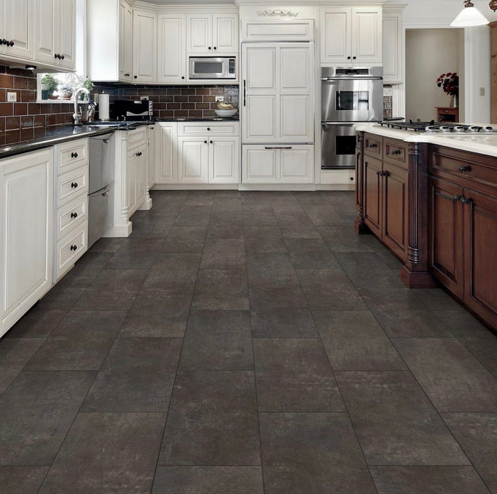 Lifeproof Overlook Slate 6.5mm x 11.9 in. W x 23.8 in. L 22MIL Click Lock Waterproof Luxury Vinyl Tile Flooring (17.7 sq.ft./case)  (new)