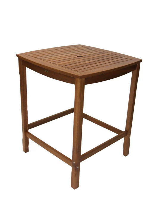 Outdoor Interiors Eucalyptus Square Bar Height Table  (new)