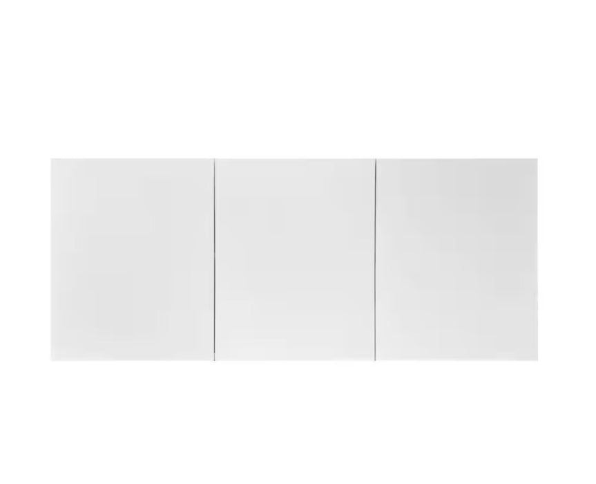 Eurostyle Capri - Laundry Wall Cabinet with 3 door in white, 54 inch x 16 inch x 22 5/8 inch (new)