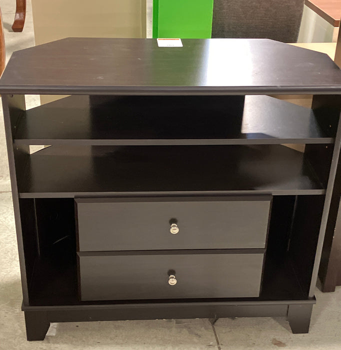 Dark Wood Tv Console(Used)