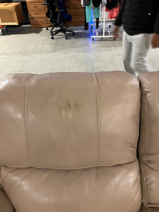 Beige Recliner Loveseat