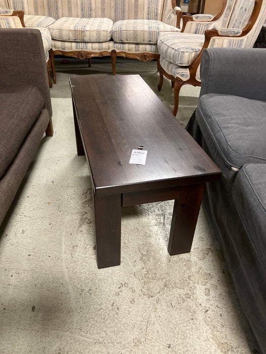 Solid wood coffee table (used)