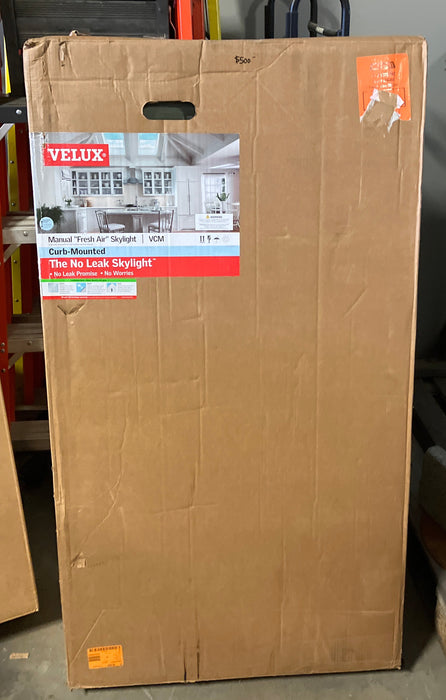 VELUX VCM - Venting Curb Mount Skylight - RSO 22 1/2 inch x 46 1/2 inch- Laminated LoE3