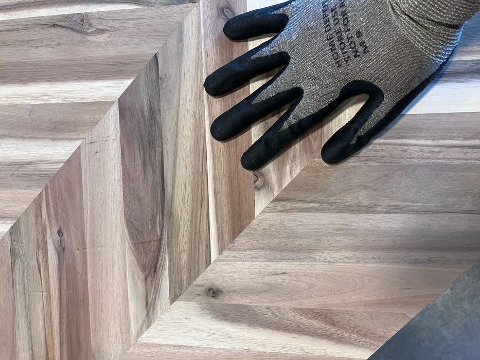 Acacia Chevron Butcher Block Countertop