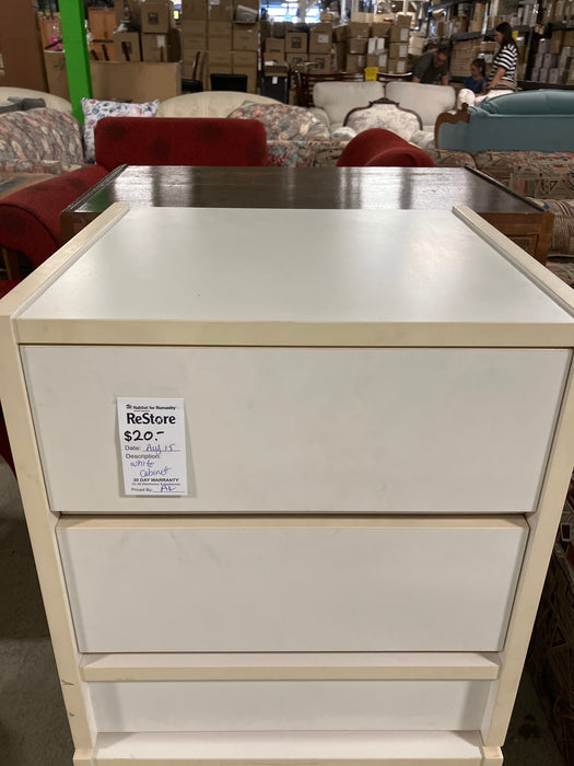 White small cabinet (used)
