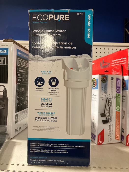 EcoPure Universal Whole Home Filtration System (new)
