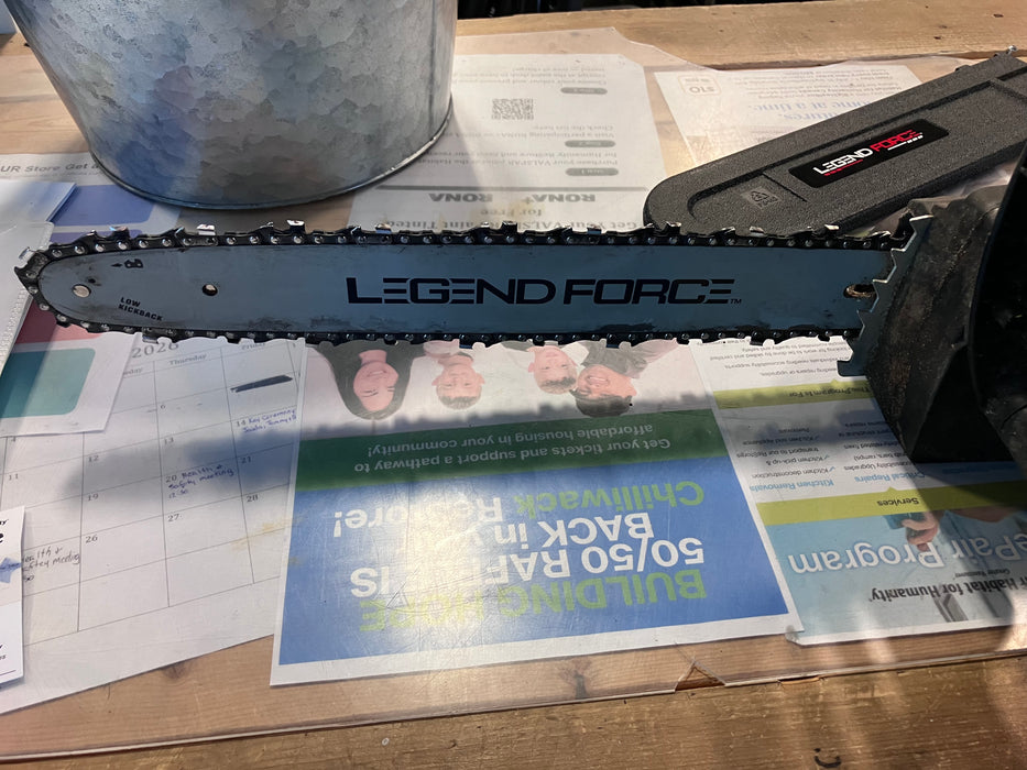 Legend Force 16-inch 12 Amp Corded Electric Chainsaw (Used)