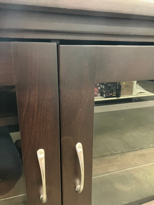 Espresso Brown Side Cabinet