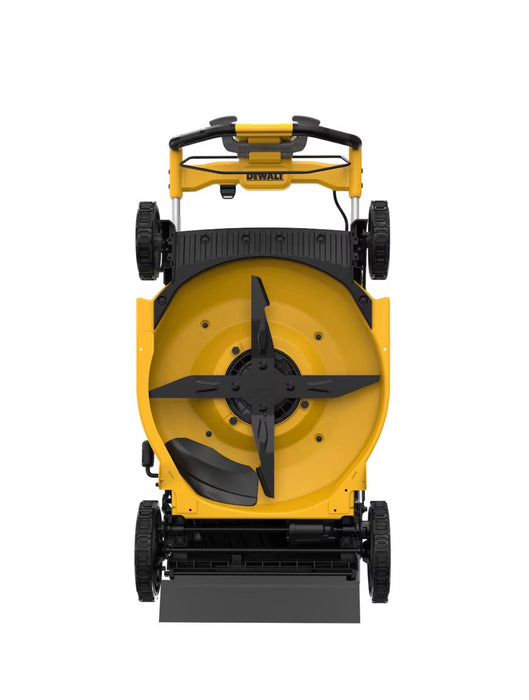 DEWALT 20V MAX 21.5-inch Electric Self Propelled Walk Behind Lawn Mower with (2) 10Ah Batteries & Charger (used)