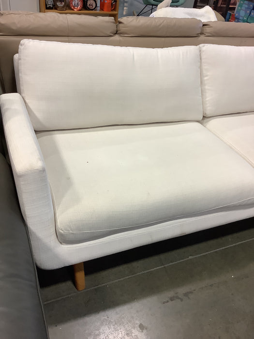 American Leather Brand Nash Custom Linen Sofa (USED)