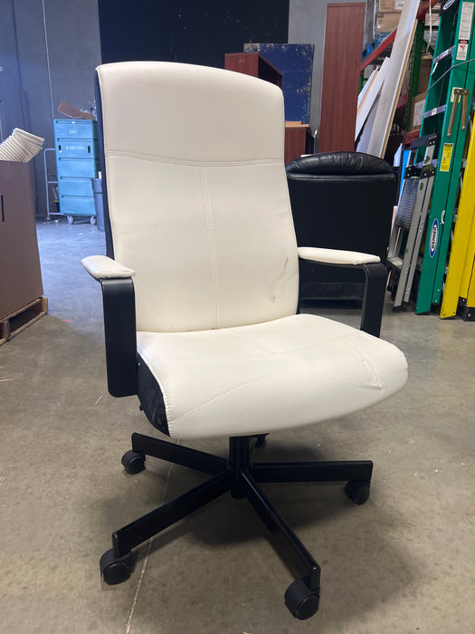IKEA MILLBERGET Swivel Office Chair White (As Is used)