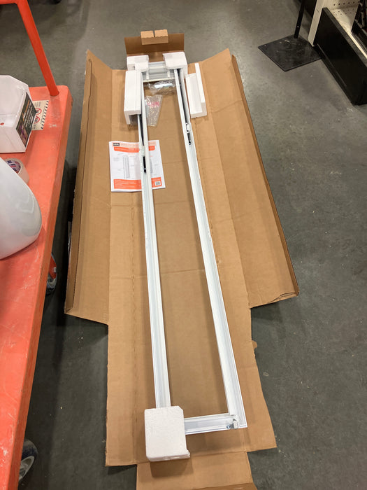 ODL 7-inch x 64-inch White Aluminum Add-on Blind for Sidelight Doors (New)