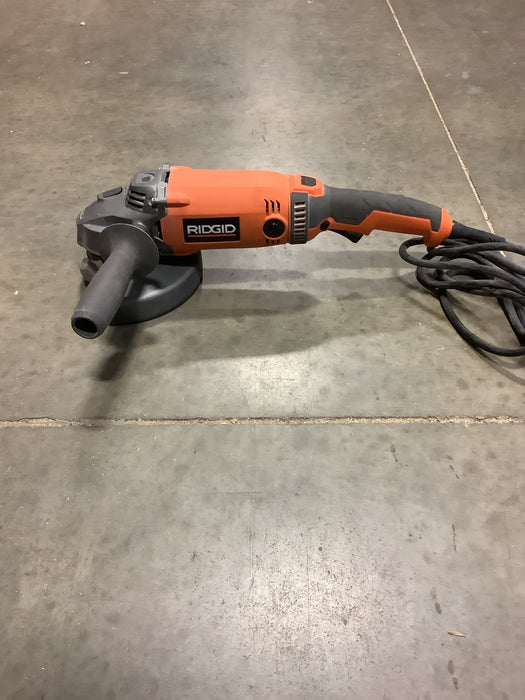 RIDGID 15 Amp Corded 7 in. Twist Handle Angle Grinder (Used)