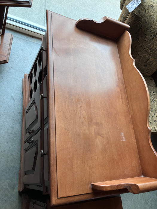 Wooden Wine Storage Cabinet with Drawers (USED)