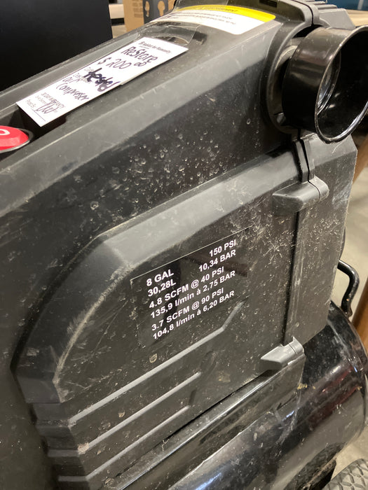Husky 8 Gallon 150 PSI Hotdog Air Compressor (used)
