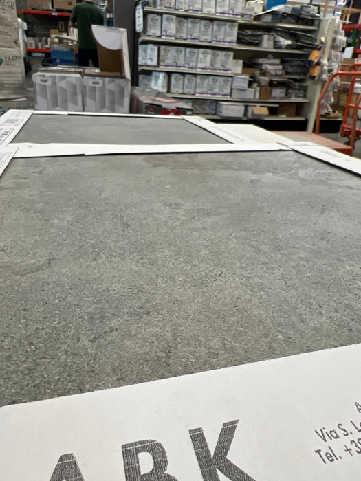 Light Grey Stone Effect Porcelain Tile 24x24 (new)