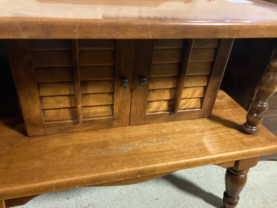 Side Table With Storage( Used)