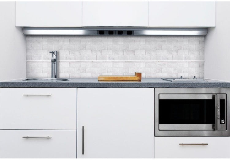 Anatolia 2-inch x 4-inch Bianco Polished Brick Mosaic Tile (New)